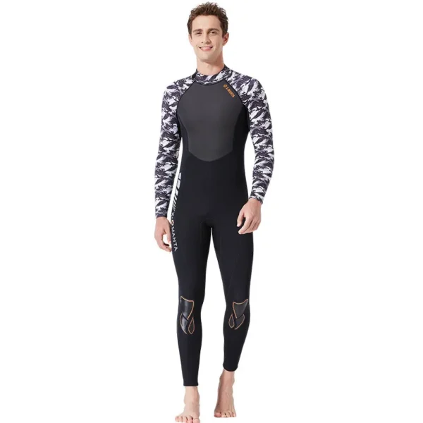 3mm Diving Swimwear Women One-piece Elegant Swimsuit Men Fishing Kayak  Jellyfish Surfing  Bathing Suit Waders Scuba Equipment - Image 5