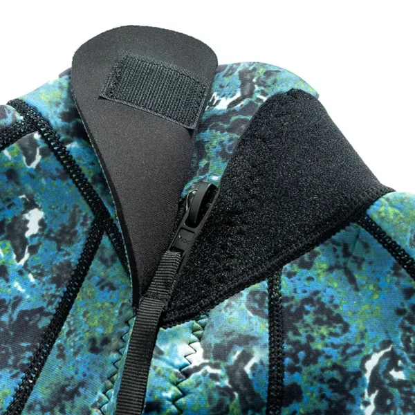 3mm Men's Neoprene Camouflage Diving Suit One-piece Keep Warm Wetsuit for Surfing Snorkeling Swimming Underwater Activity Suit - Image 4