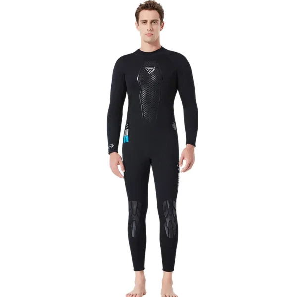 3mm Neoprene Men's Wetsuit Long Sleeve Keep Warm Free Diving Suit Jellyfish Snorkeling Swimwear Professional Diving Equipment - Image 2