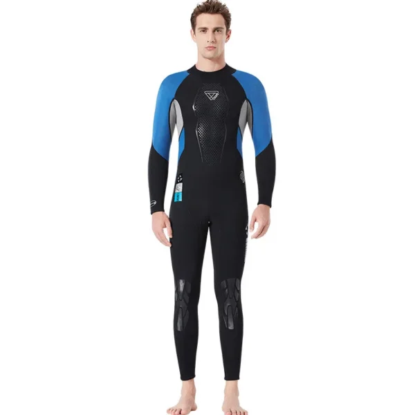3mm Neoprene Men's Wetsuit Long Sleeve Keep Warm Free Diving Suit Jellyfish Snorkeling Swimwear Professional Diving Equipment - Image 4