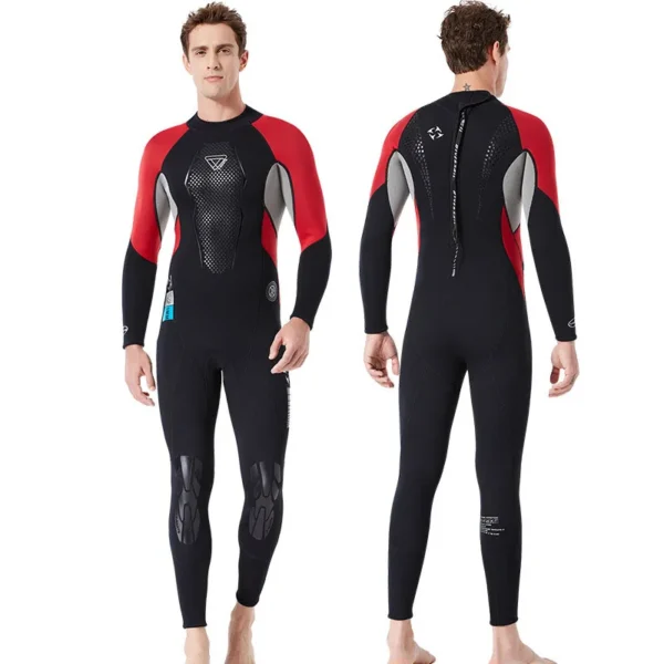 3mm Neoprene Men's Wetsuit Long Sleeve Keep Warm Free Diving Suit Jellyfish Snorkeling Swimwear Professional Diving Equipment - Image 5
