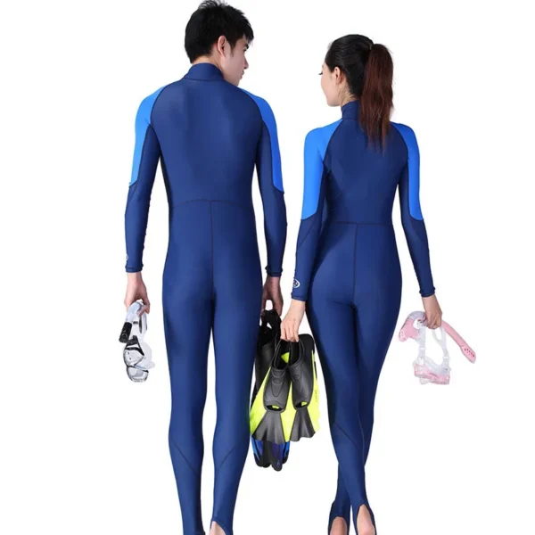 Quick-drying Swimsuit UV Isolation One Piece Long Sleeve Suit Surfing Swimming Snorkeling Polyester Fiber Clothes Water Activity - Image 4