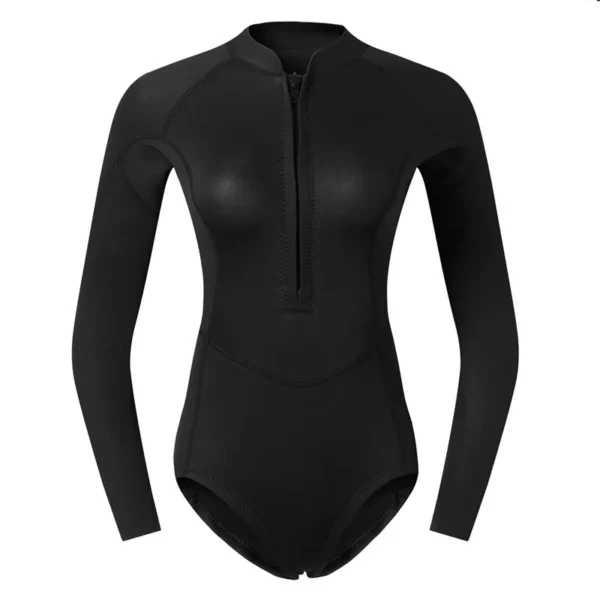 Woman Diver Diving Suit 2mm Neoprene Diving Equipment Pink Long Sleeve Bikini Swimsuit Women Korean Swimwear Free Shipping - Image 2