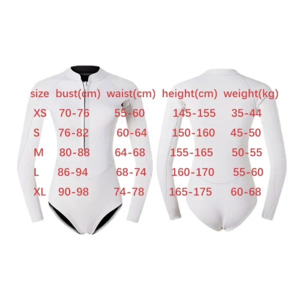 Woman Diver Diving Suit 2mm Neoprene Diving Equipment Pink Long Sleeve Bikini Swimsuit Women Korean Swimwear Free Shipping - Image 6