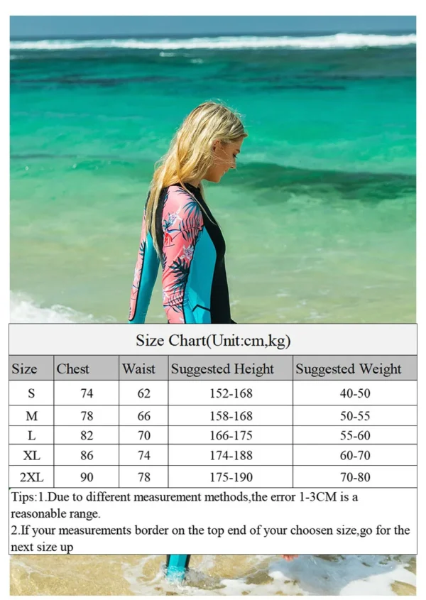 Women's One-piece Swimsuit Sunscreen Quick-drying Printed Swimwear with Breast Pad Drifting Snorkeling Clothes High Elastic - Image 6