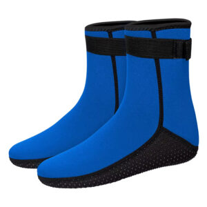 Nouveau 3mm anti-dérapant surf chaussettes de plongée épaissir plage bottes de plongée en apnée néoprène natation plongée sous-marine bleu noir chaussettes pour hommes